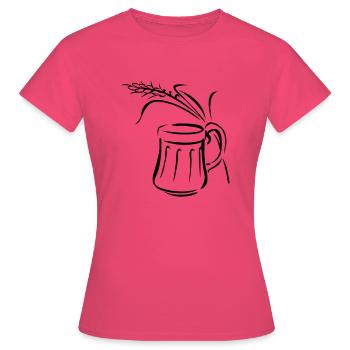 krug ...von wicki_de - Frauen T-Shirt - Azalea - Vorne - AI Model Female 172 dark (172cm)