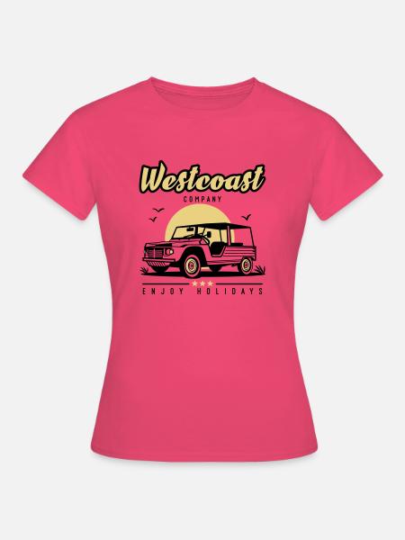Westcoast Company - T-shirt Femme - rose azalée
