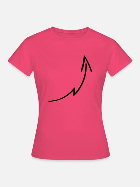 Arrow Design - Frauen T-Shirt - Azalea