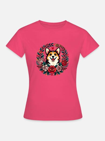 Corgi - Frauen T-Shirt - Azalea