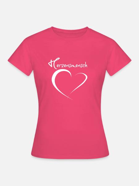 Herzensmensch - Frauen T-Shirt - Azalea