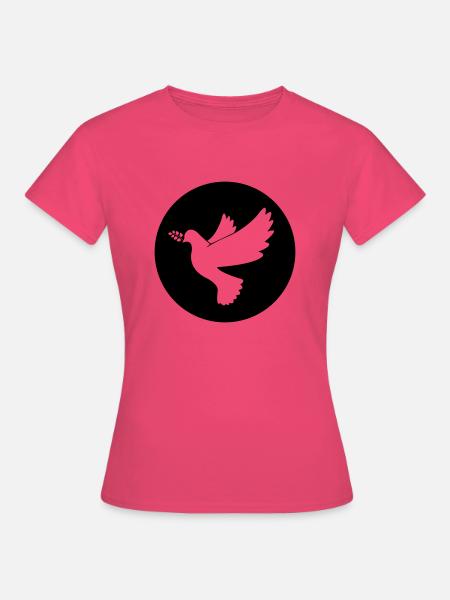 Friedenstaube - Frauen T-Shirt - Azalea