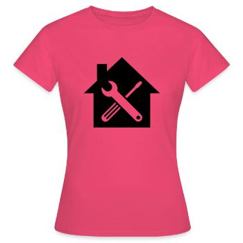 Workshop Symbol - Women's T-Shirt - azalea - Front - AI Model Female 172 dark (172cm)