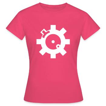 Culasse AR15 - Fusil d'assaut - M4 - M16 - AR10 - T-shirt Femme - rose azalée - Devant - AI Model Female 172 dark (172cm)