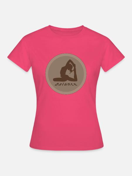 Yoga, Balance - Frauen T-Shirt - Azalea