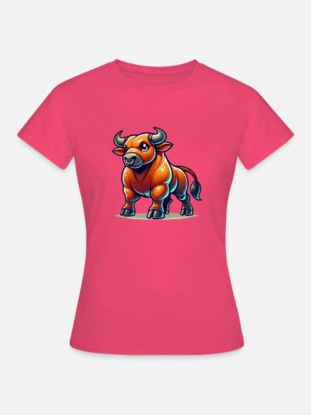 stier comic - Frauen T-Shirt - Azalea