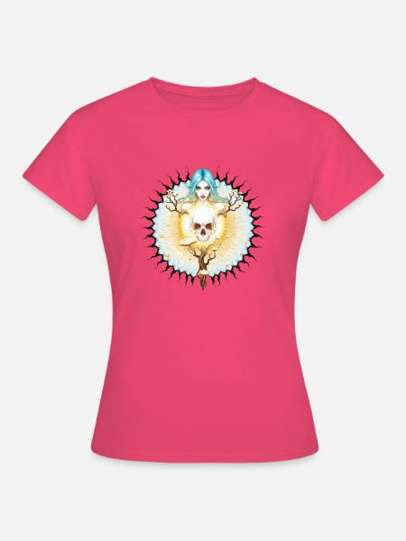Totenkopf Frau - Frauen T-Shirt - Azalea