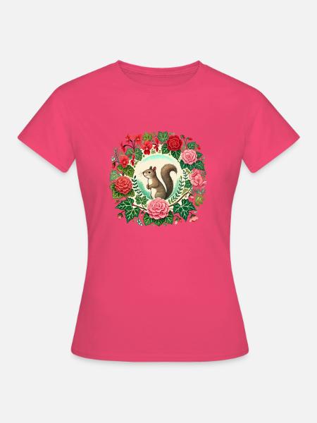 Niedliches Eichhörnchen - Frauen T-Shirt - Azalea
