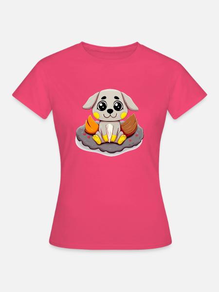 Miko der lustige Hund - Frauen T-Shirt - Azalea