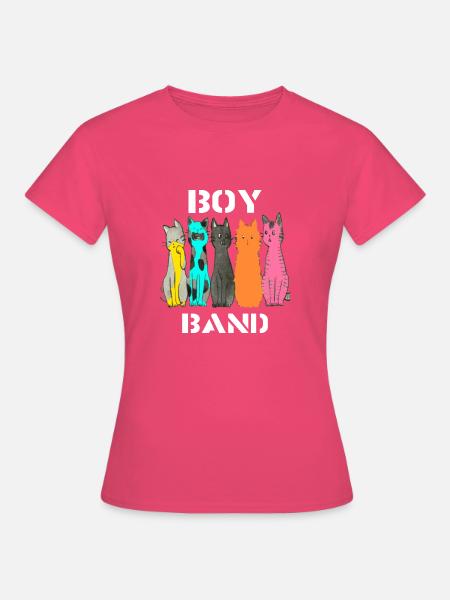 Katzen Cartoon Comic Design - Frauen T-Shirt - Azalea