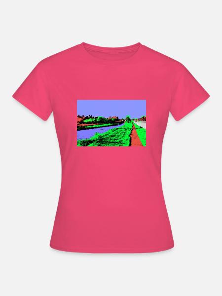 Königlicher Kanal Dublin - Frauen T-Shirt - Azalea