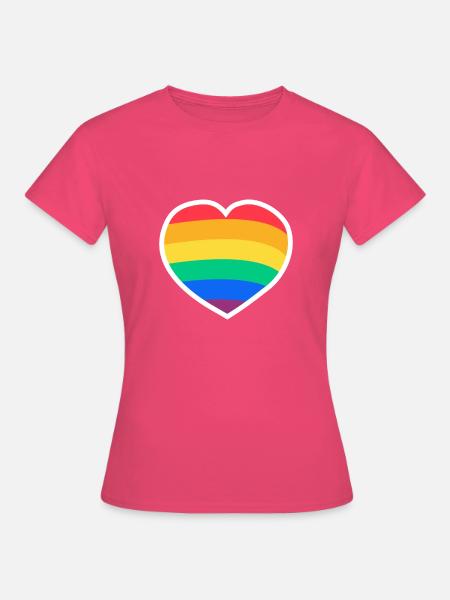 Stolzes Herz - Frauen T-Shirt - Azalea