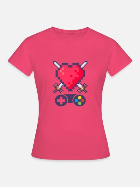 Gaming Nerd - Frauen T-Shirt - Azalea