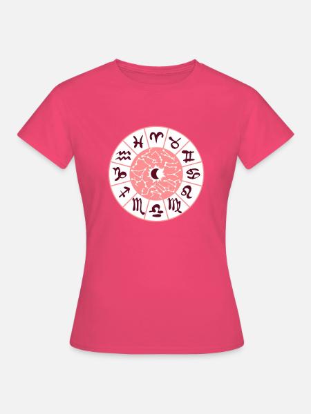 Tierkreis-Kreis - Frauen T-Shirt - Azalea