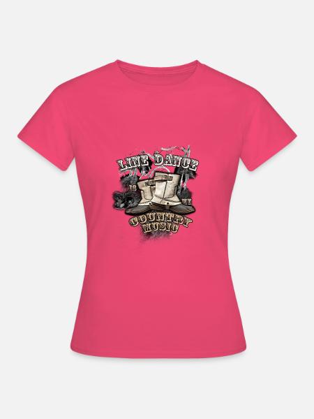 LineDance 2 - Frauen T-Shirt - Azalea