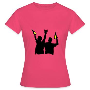 Enterrement de vie de garçon Célébrant l’enterrement de vie de garçon - T-shirt Femme - rose azalée - Devant - AI Model Female 172 dark (172cm)
