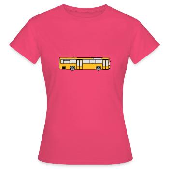 Busfahrer Bus Omnibus Kraftfahrer Schulbus (25) - Frauen T-Shirt - Azalea - Vorne - AI Model Female 172 dark (172cm)
