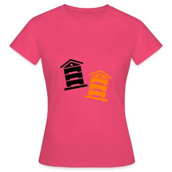 Honig Imker - Frauen T-Shirt - Azalea - Vorne - AI Model Female 172 dark (172cm)