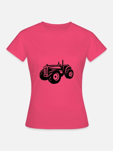 Traktor Fahrzeug - Frauen T-Shirt - Azalea