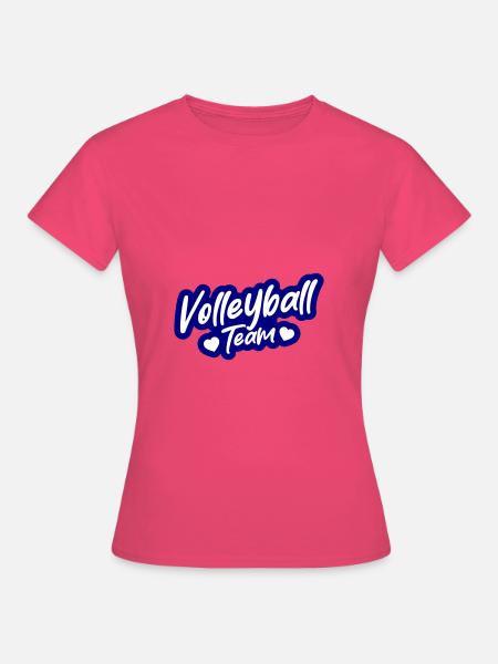 Volleyball Team - Frauen T-Shirt - Azalea