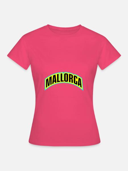 Mallorca Schrift - Frauen T-Shirt - Azalea