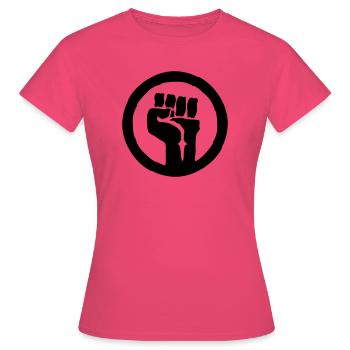 Revolution - Frauen T-Shirt - Azalea - Vorne - AI Model Female 172 dark (172cm)