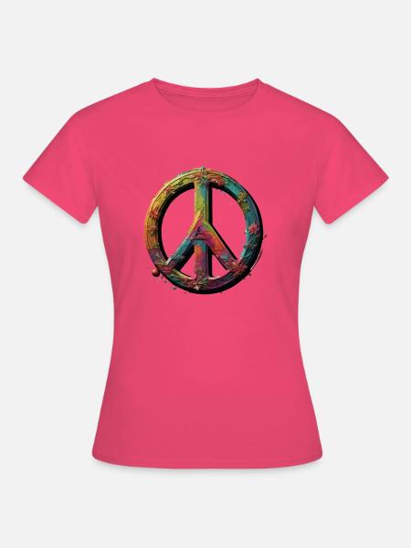 Peace - Frauen T-Shirt - Azalea