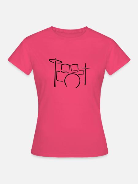 Drumset - Frauen T-Shirt - Azalea