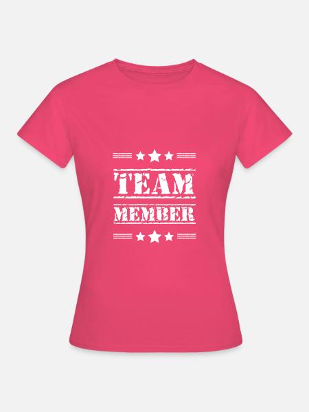 Team Member Stempel - Frauen T-Shirt - Azalea