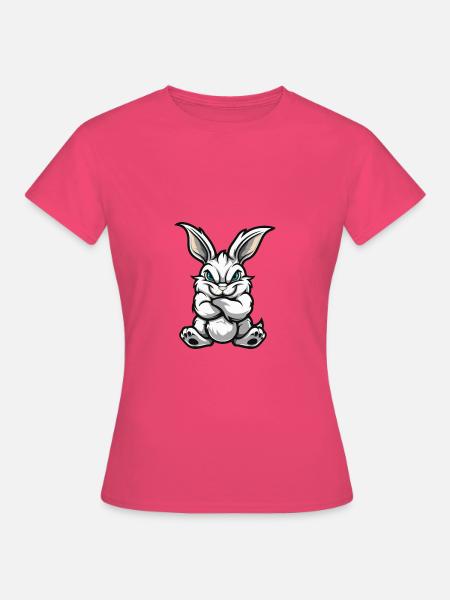 Hase Comic - Frauen T-Shirt - Azalea