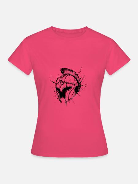 Spartaner Helm Krieger - Frauen T-Shirt - Azalea