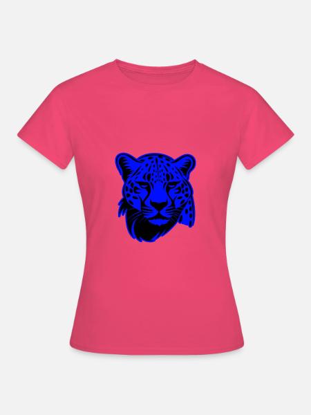 Gepard Tier Porträt - Frauen T-Shirt - Azalea
