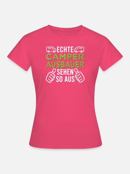 Camper - Van - Ausbauer - Frauen T-Shirt - Azalea