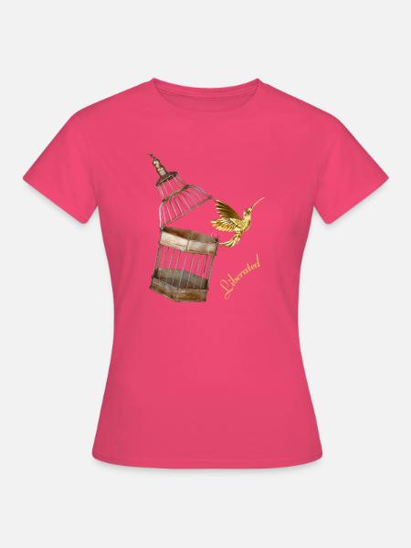 Befreiter Kolibri Kolibrie - Frauen T-Shirt - Azalea