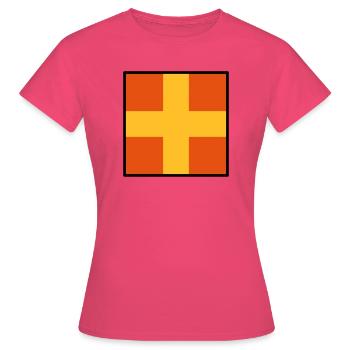 Romeo - T-shirt Femme - rose azalée - Devant - AI Model Female 172 dark (172cm)