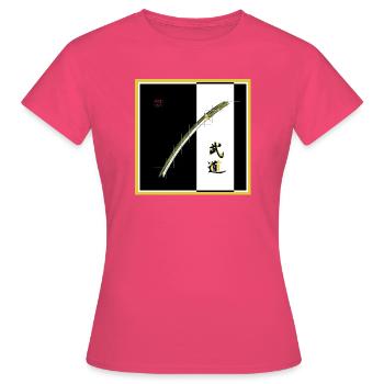 Katana - Frauen T-Shirt - Azalea - Vorne - AI Model Female 172 dark (172cm)