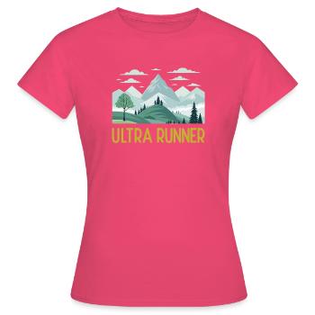 Ultra Runner - Women's T-Shirt - azalea - Front - AI Model Female 172 dark (172cm)