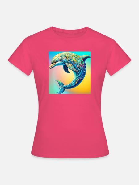 Delfin - Frauen T-Shirt - Azalea
