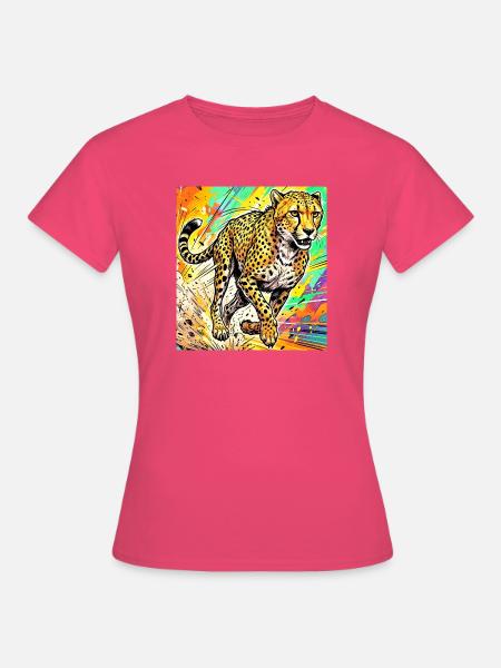 Gepard - Frauen T-Shirt - Azalea