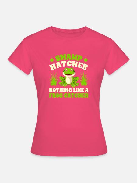 Frog Catcher Swamp Hatcher Frog - Frauen T-Shirt - Azalea