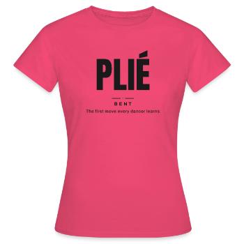Gefaltet — Gebogen | Wahrer Ballettwortschatz - Frauen T-Shirt - Azalea - Vorne - AI Model Female 172 dark (172cm)