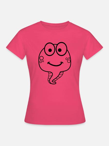 Comic Kaulquappe Schwarz - Frauen T-Shirt - Azalea