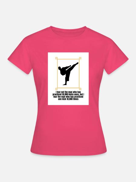 Kickboxen Bruce Lee - Frauen T-Shirt - Azalea