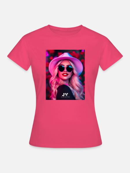 Neon Girl - Frauen T-Shirt - Azalea