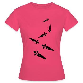 Carotte symbole carotte - T-shirt Femme - rose azalée - Devant - AI Model Female 172 dark (172cm)