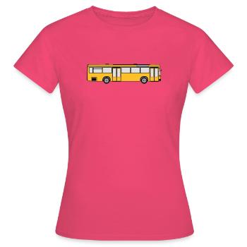 Busfahrer Bus Omnibus Kraftfahrer Schulbus (25) - Frauen T-Shirt - Azalea - Vorne - AI Model Female 172 dark (172cm)