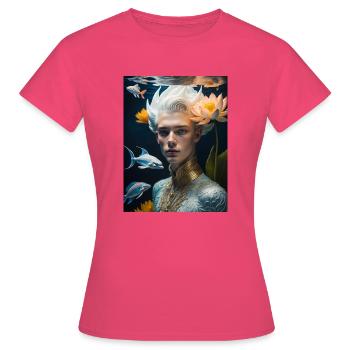 Lord of the Ocean - Frauen T-Shirt - Azalea - Vorne - AI Model Female 172 dark (172cm)