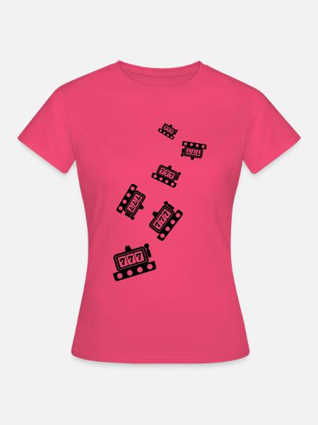 Einarmiger bandit Silhouette icon - Frauen T-Shirt - Azalea