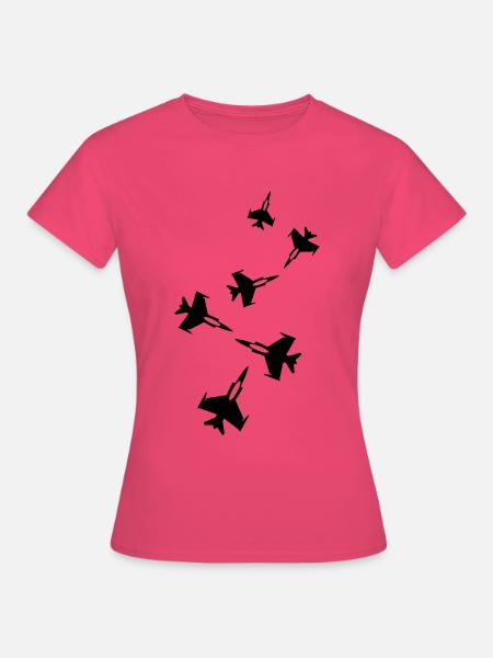 Flugzeug jet symbol - Frauen T-Shirt - Azalea