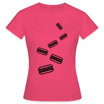 Burrito Icon - Frauen T-Shirt - Azalea - Vorne - AI Model Female 172 dark (172cm)